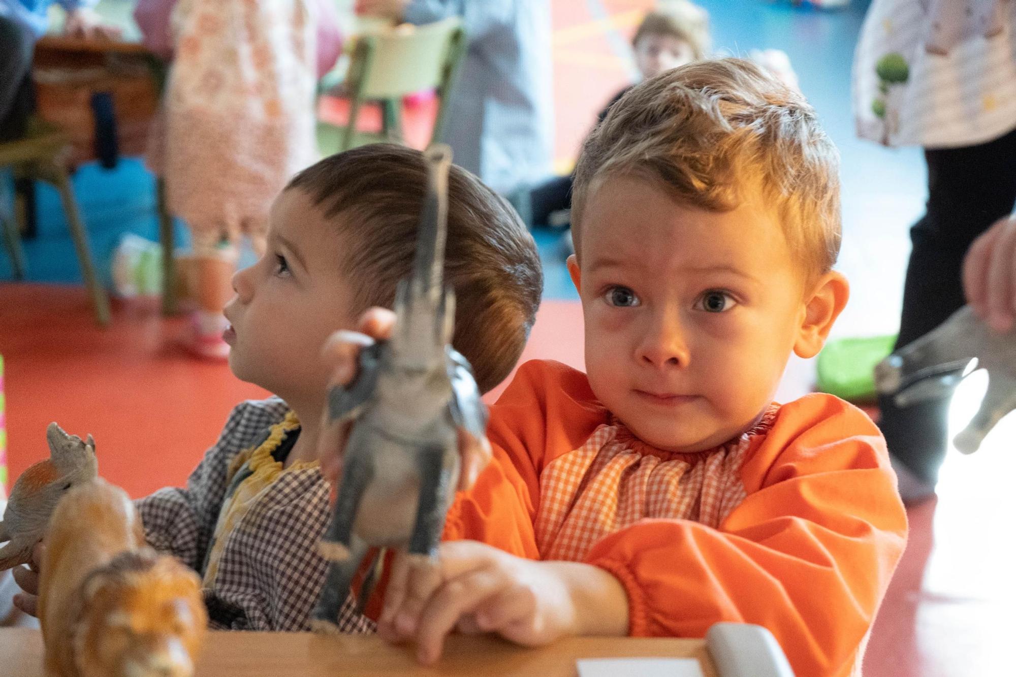 GALERÍA| Los niños de la escuela infantil de Villaralbo