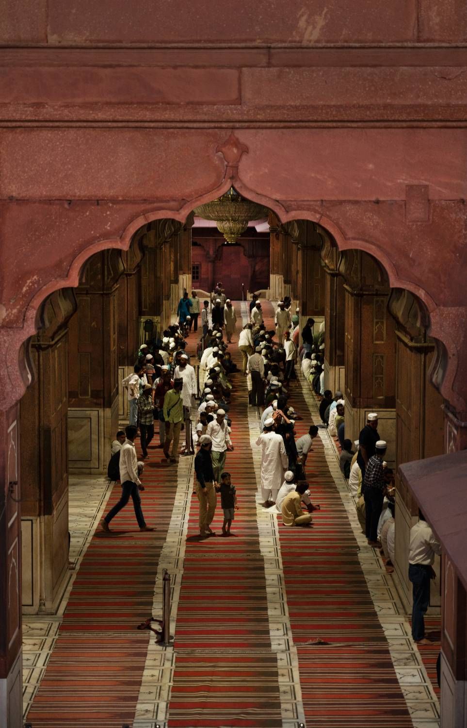 Mezquita Jama Masjid de Delhi.