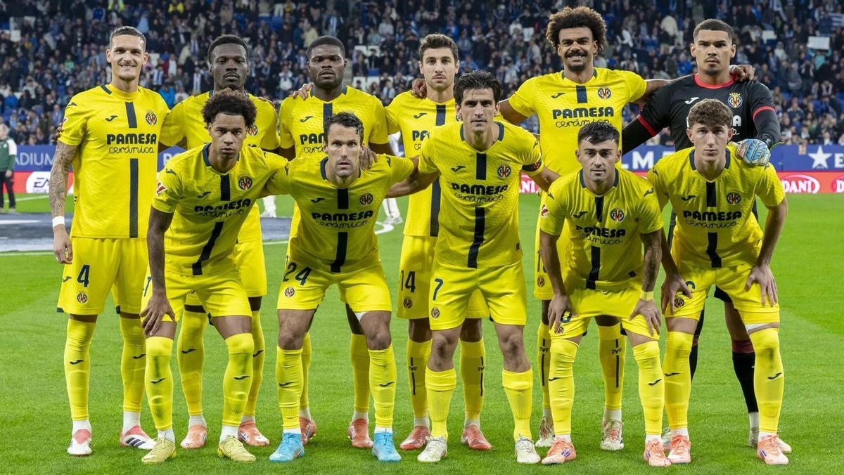 Once del Villarreal CF ante el Espanyol