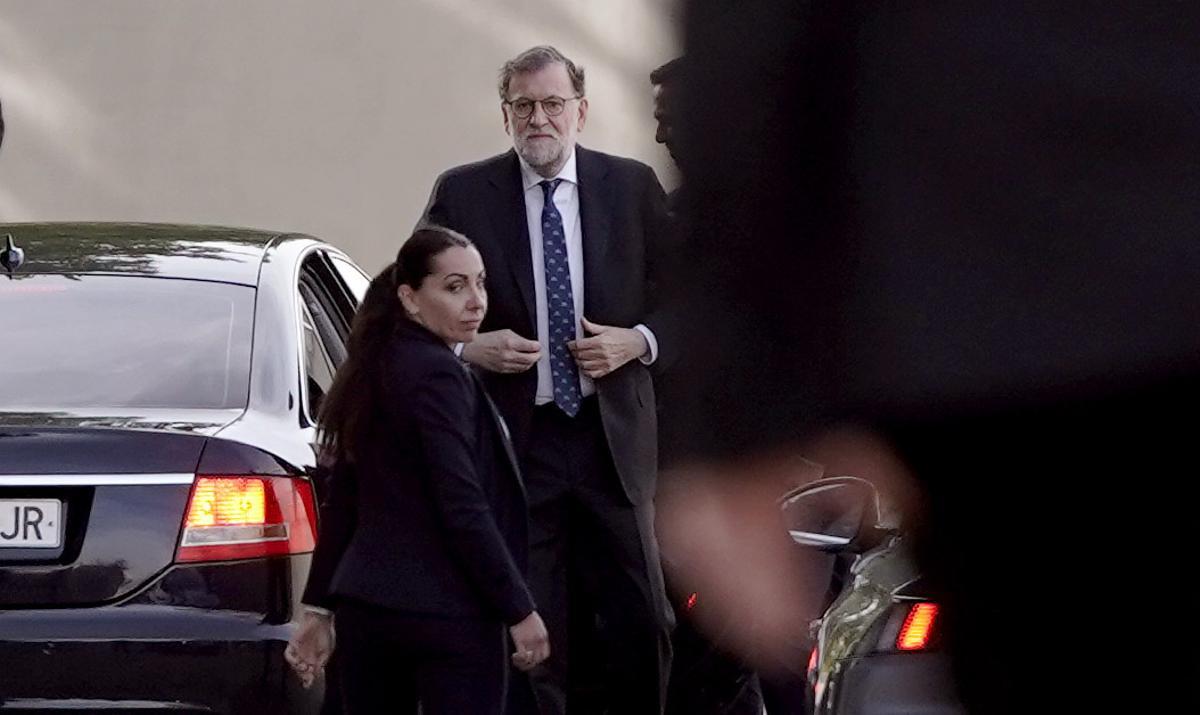 Mariano Rajoy, en la Audiencia Nacional, donde declara por el caso Kitchen.