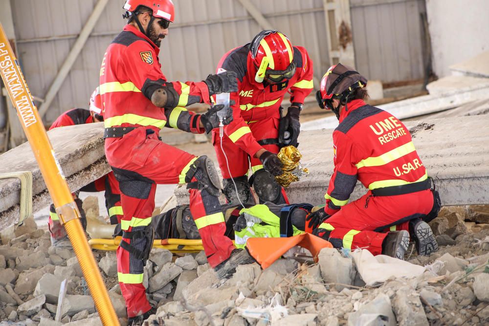 Los efectivos han realizado el simulacro en tres municipios de la Vega Baja