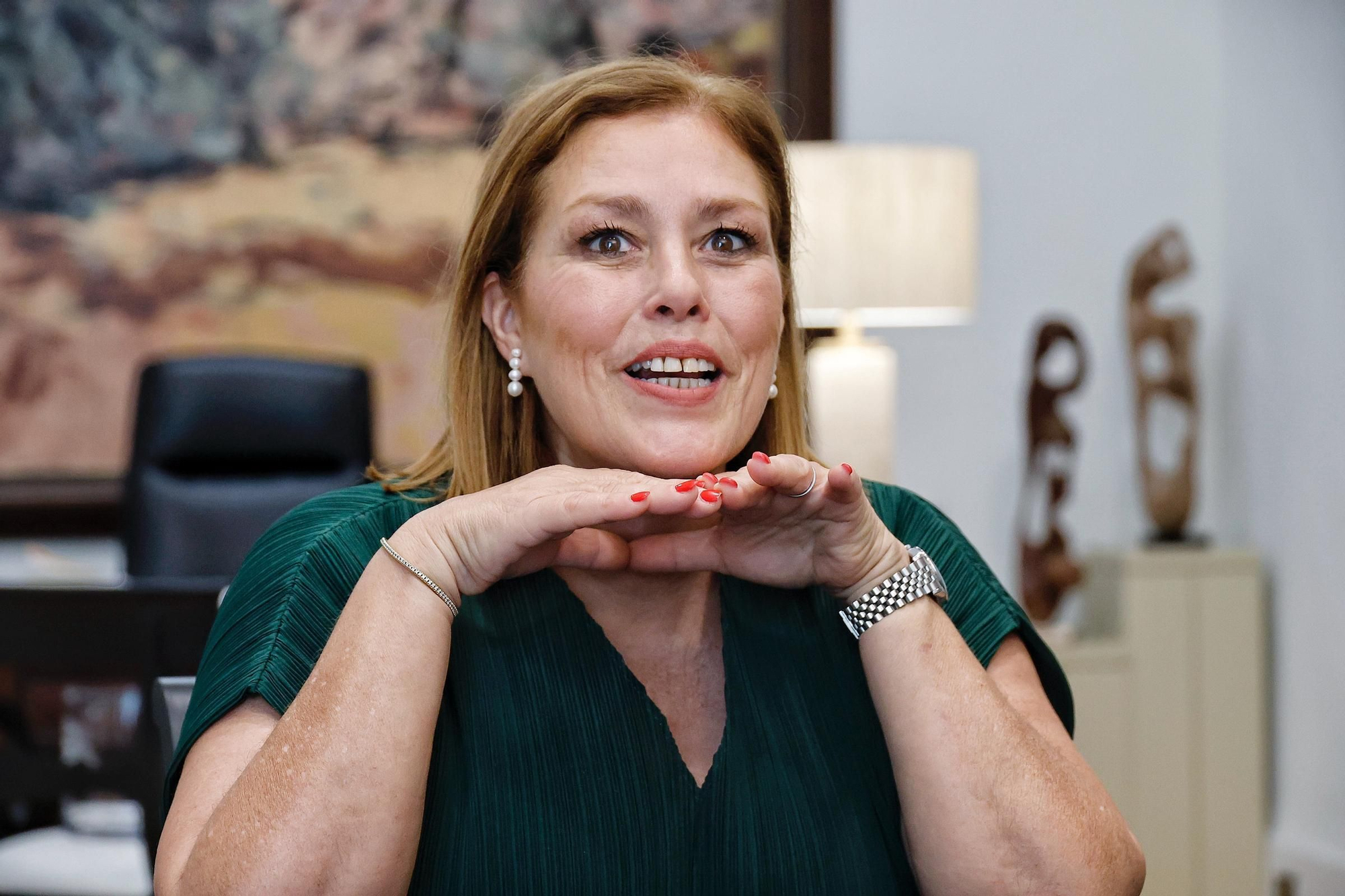 Astrid Pérez, presidenta del Parlamento de Canarias