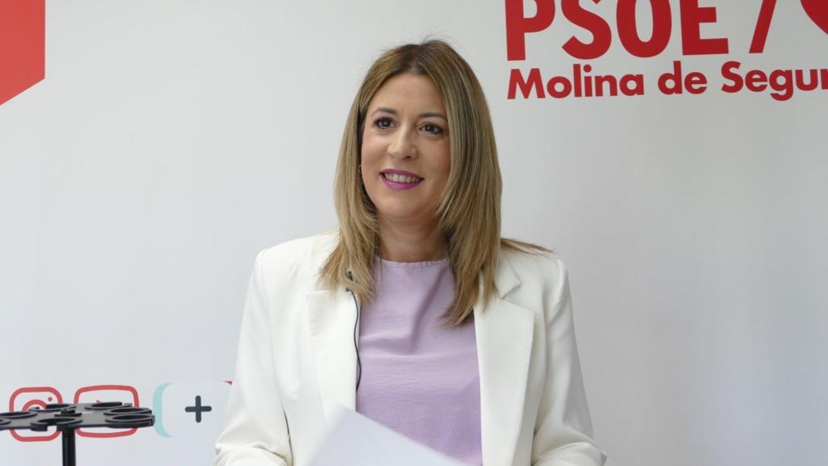 Isabel Gadea, portavoz del PSOE en el Ayuntamiento de Molina de Segura.