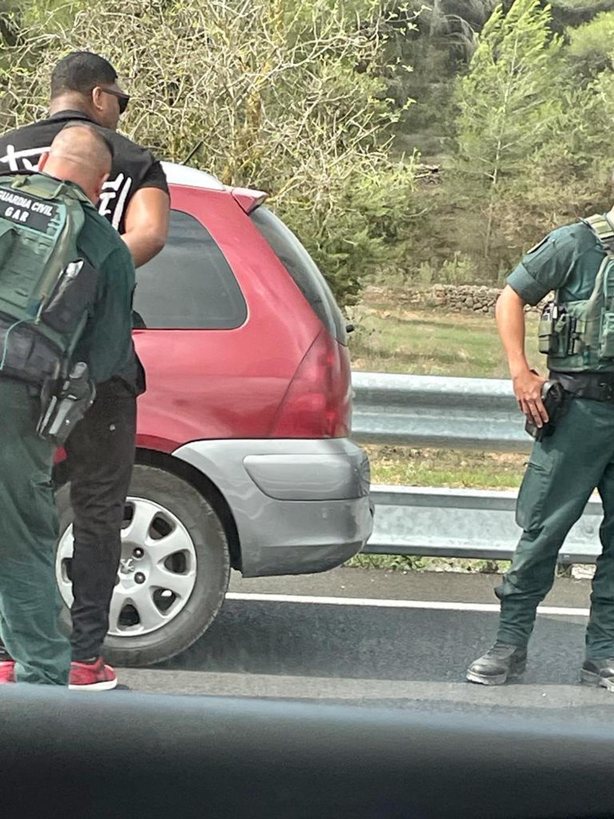 El arresto de un conductor que ha tenido lugar en la carretera de Sant Josep