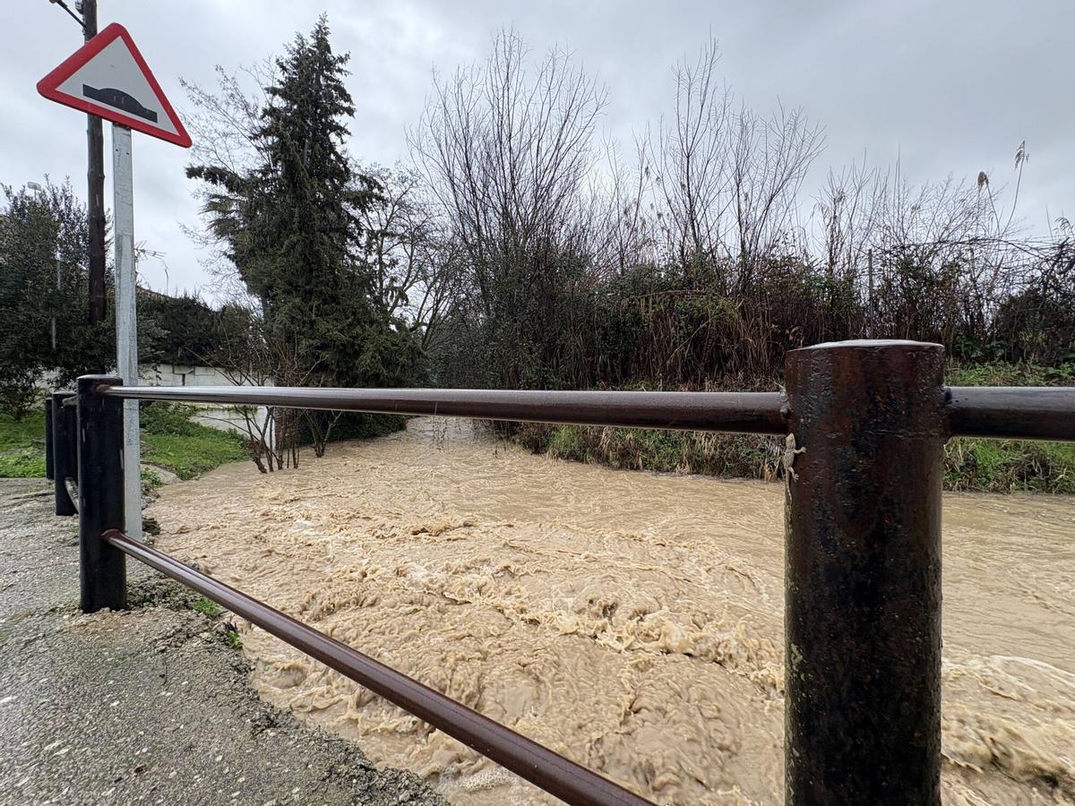 Inundaciones en Ronda por el paso de la borrasca Leonardo