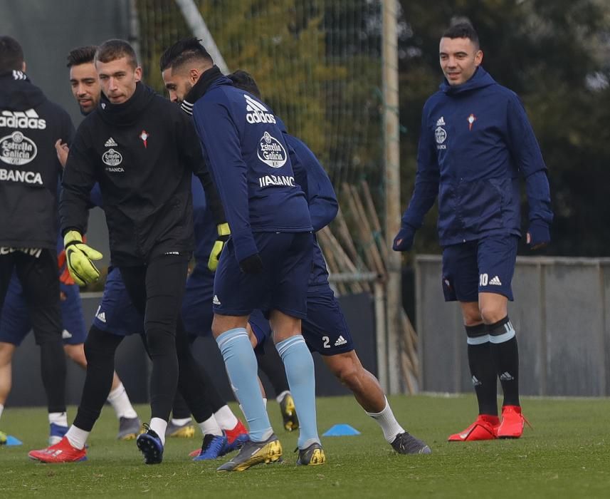 El Celta se ejercitó en A Madroa