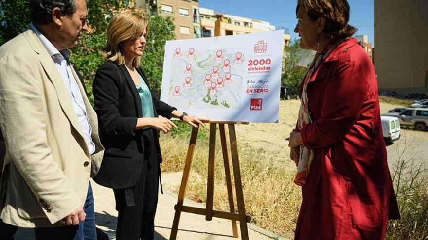 El PSOE propone construir 2.000 apartamentos por 300 € al mes