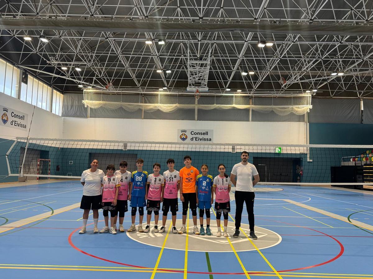 Jugadores de la categoría infantil.