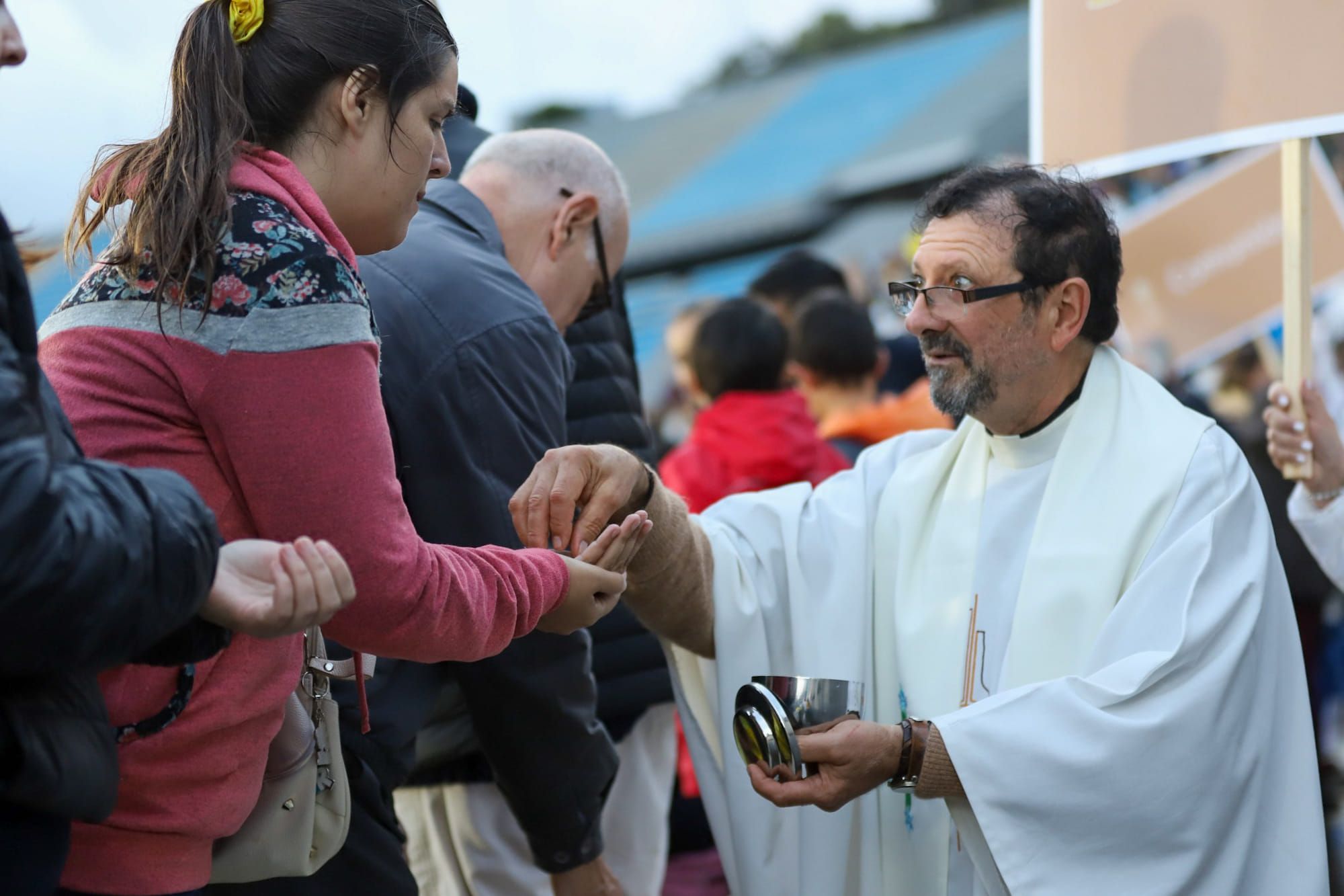 Acto de beatificación de Jacinto Vera en Uruguay