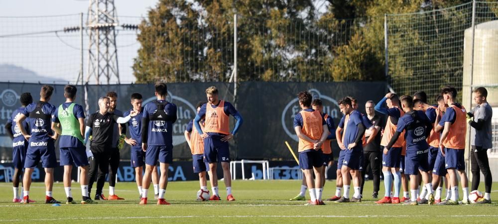 El Celta prepara el partido ante el Villarreal