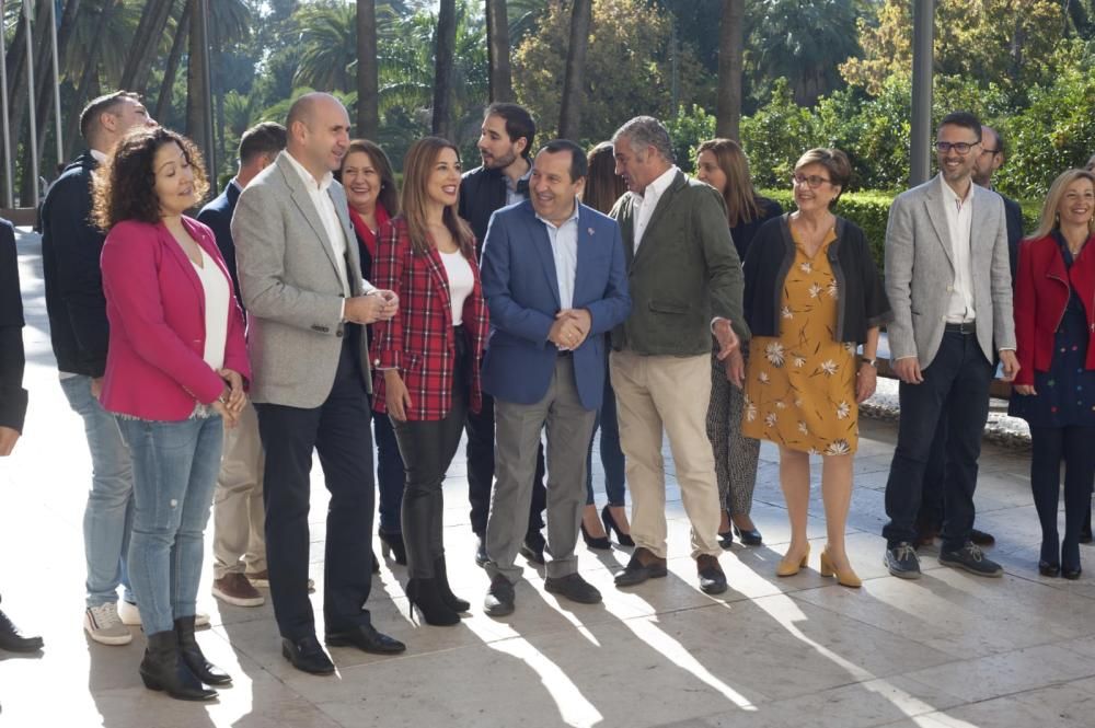 Presentación de los candidatos del PSOE de Málaga a las elecciones autonómicas