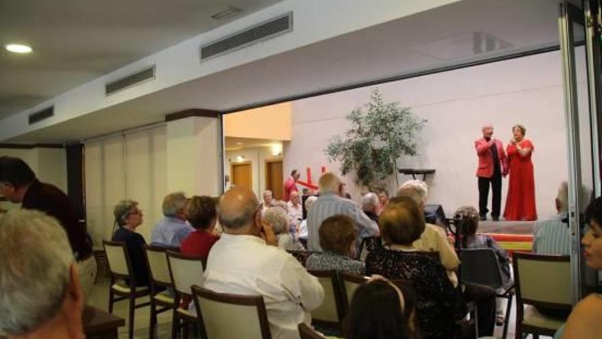 Un moment de l&#039;acte que es va fer ahir per celebrar els 10 anys