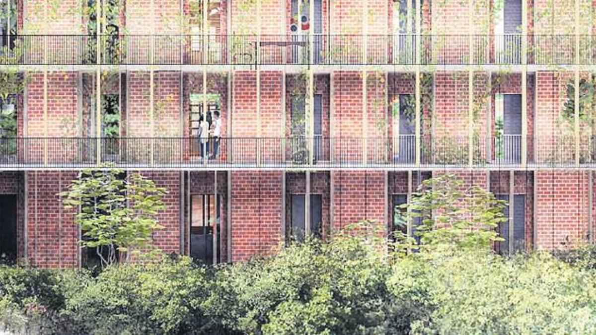 Viviendas sociales en Gavà, Barcelona (Harquitectes).