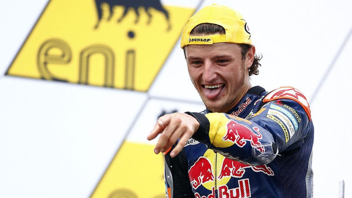 El australiano Jack Miller, en lo más alto del podio del GP de Alemania