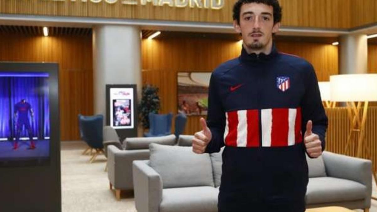 Adrián Corral, joven promesa del Atlético