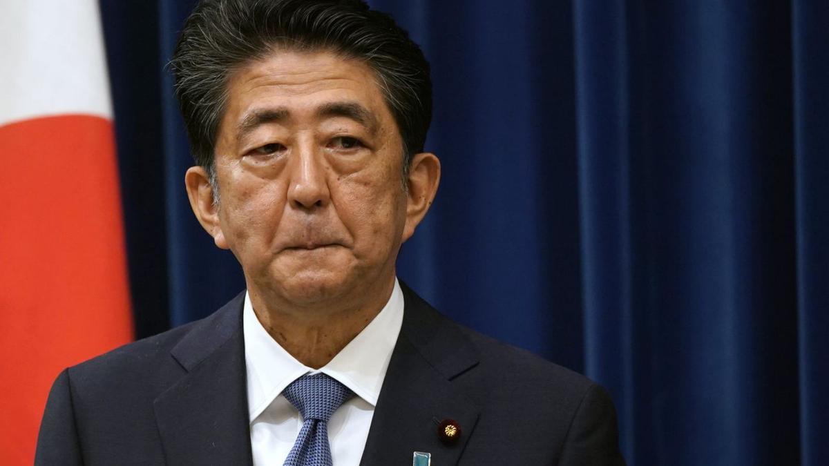 Shinzo Abe quan va anunciar que dimitiria com a primer ministre per problemes de salut, el 2020 | ZUMA WIRE/DPA