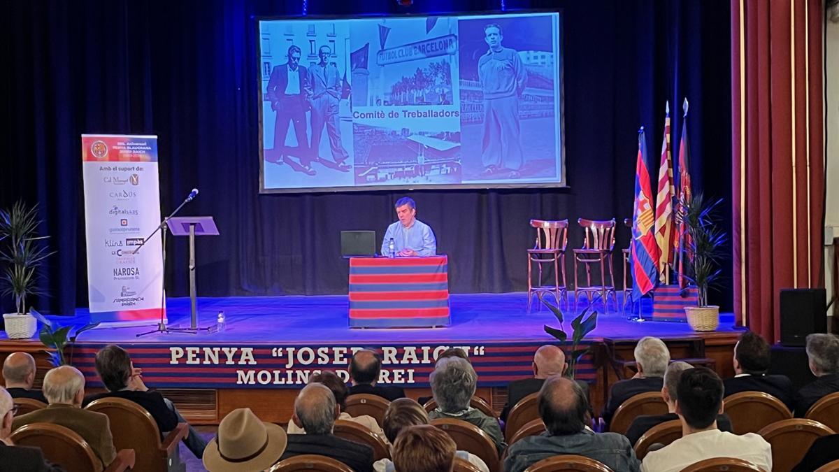 Un momento de la intervención de Frederic Porta