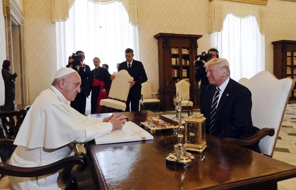 Encuentro de Trump y el Papa en el Vaticano