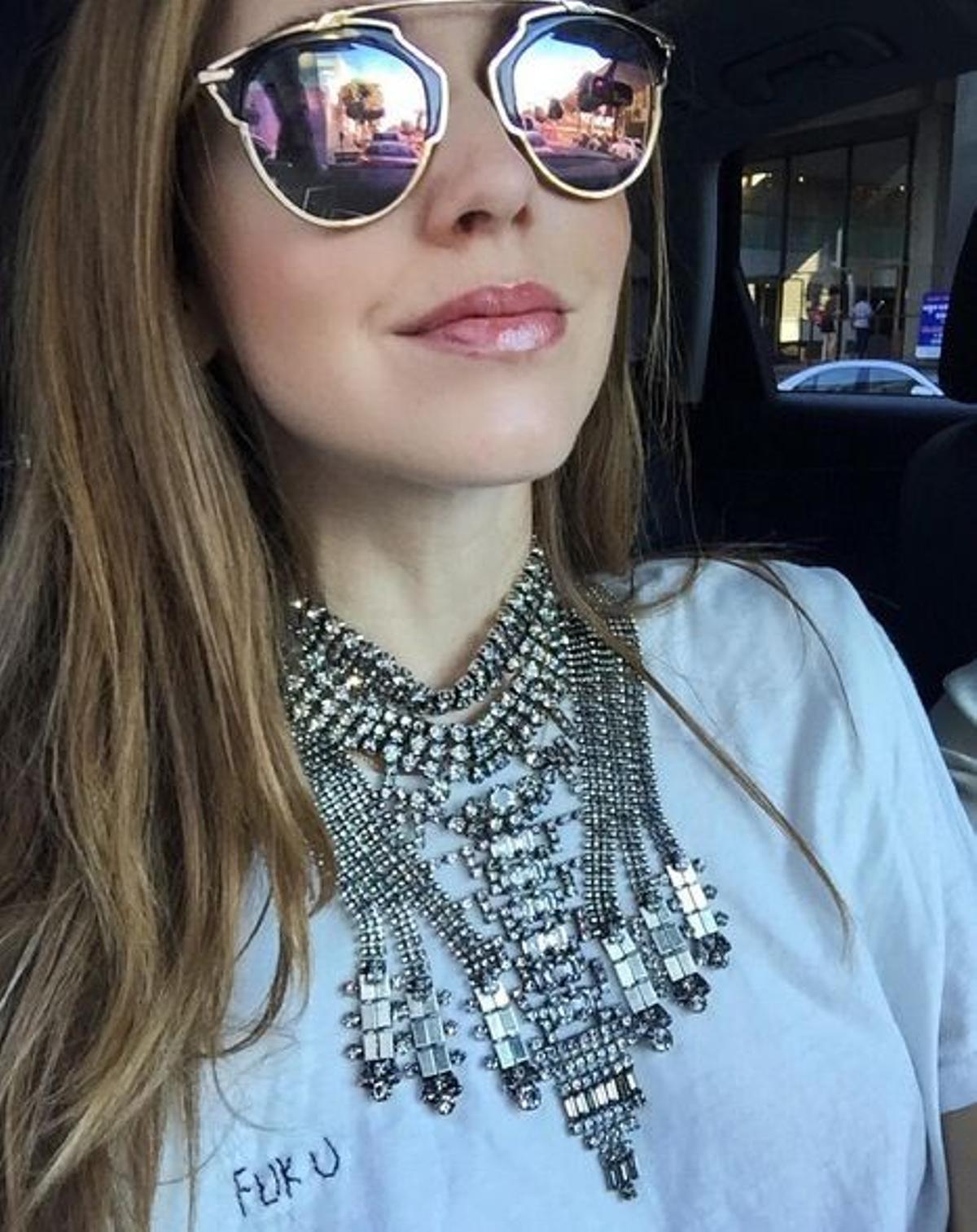 Las gafas metalizadas de Chiara Ferragni