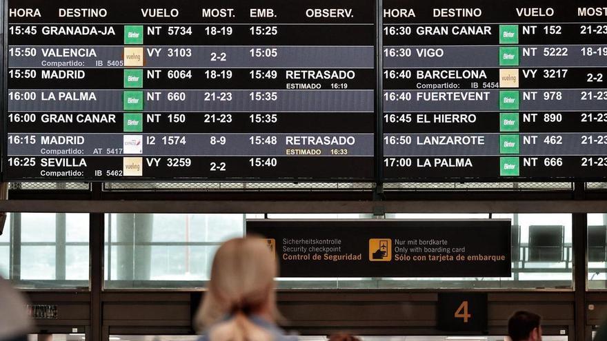 El mal tiempo en Tenerife Norte también cancela un vuelo con El Hierro