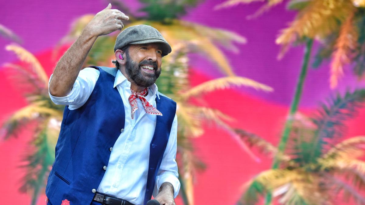 Concierto de Juan Luis Guerra en el Parc de Forum dentro del Festival Cruïlla.