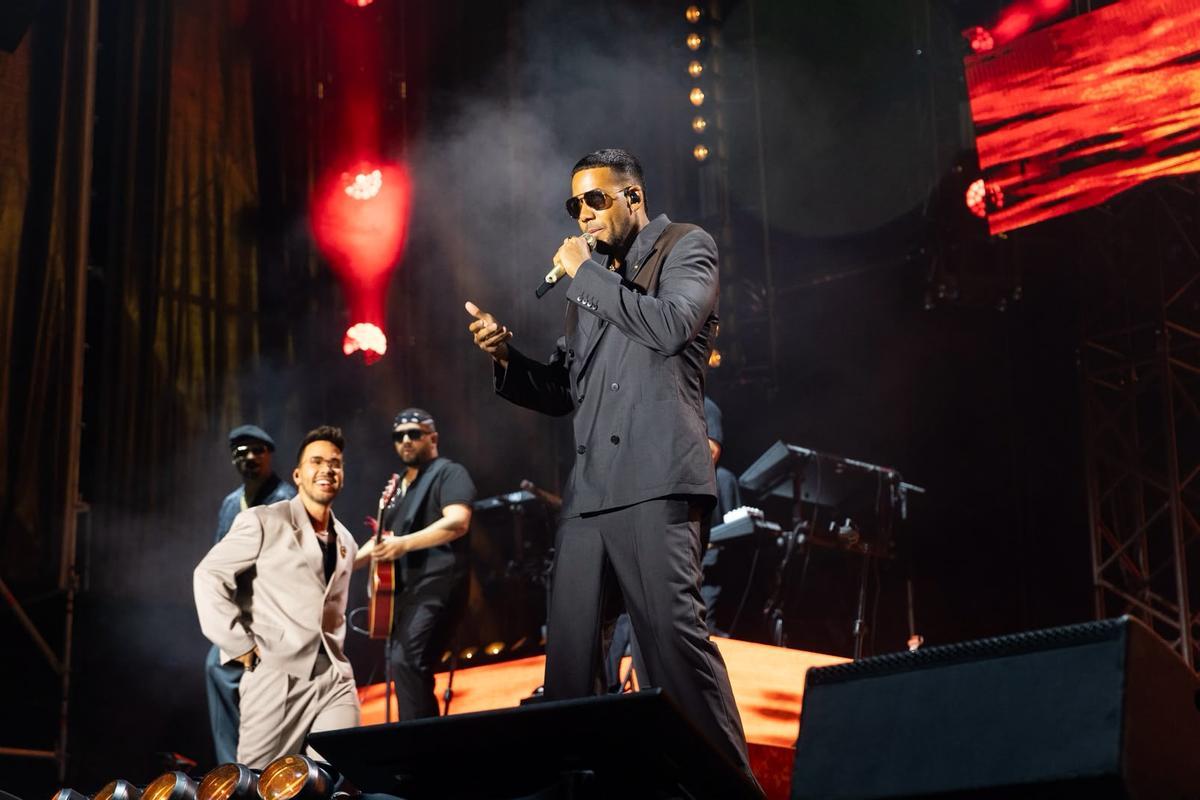 Concierto de Romeo Santos y Prince Royce en el estadio de Cornellà-El Prat