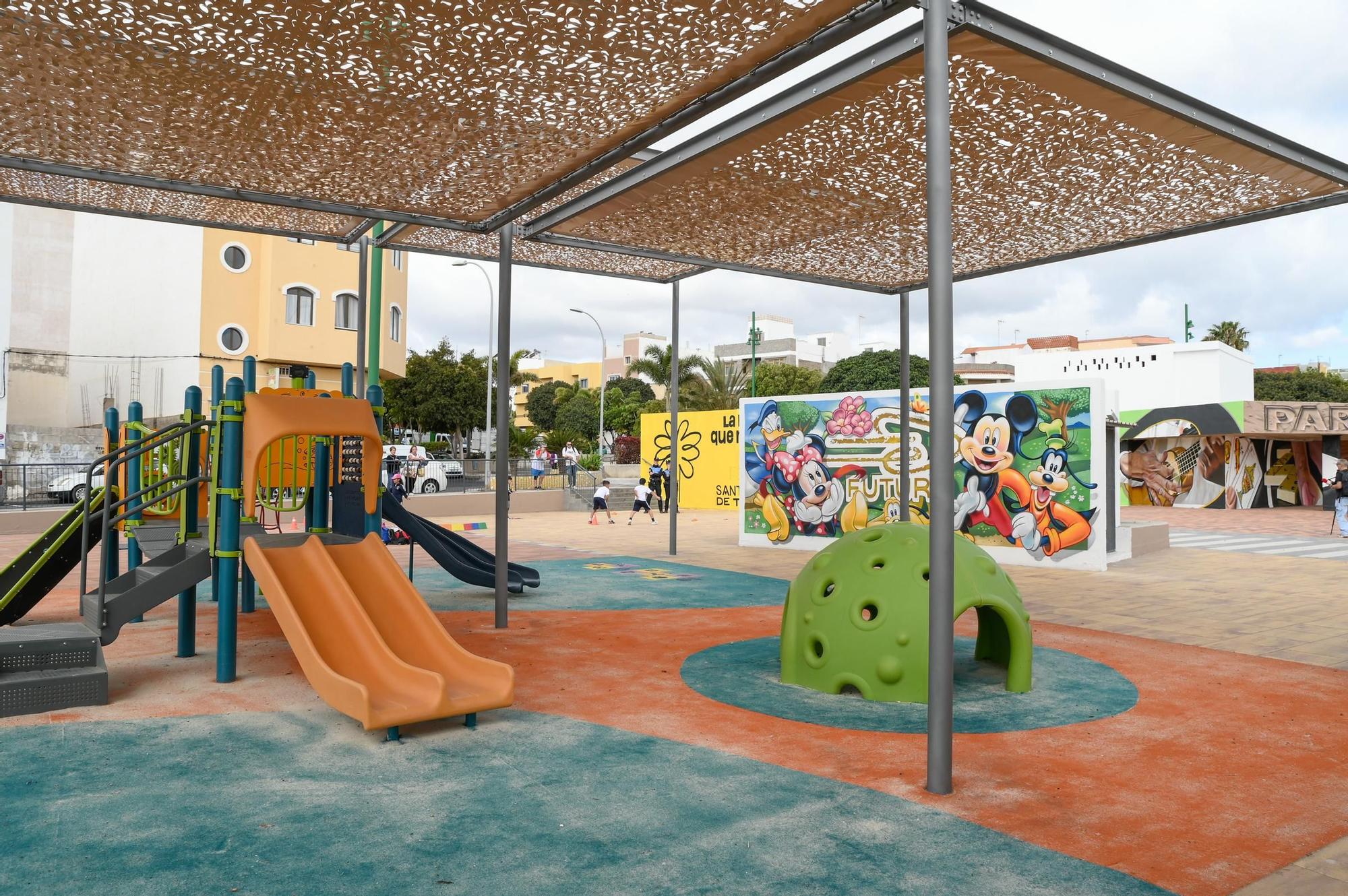 Presentación de la rehabilitación del Parque de La Libertad de Vecindario