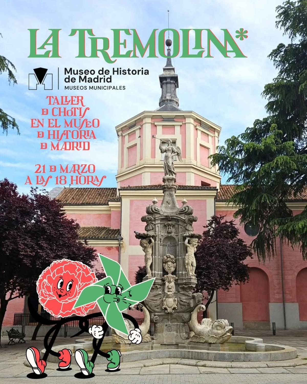 Cartel oficial del Taller impulsado por el colectivo La Tremolina