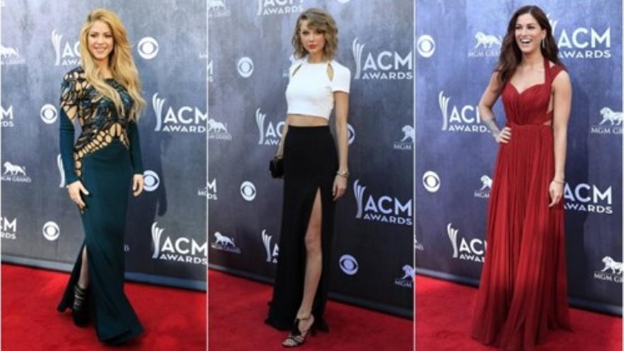 Elegancia en la alfombra roja de los Premios de Música Country