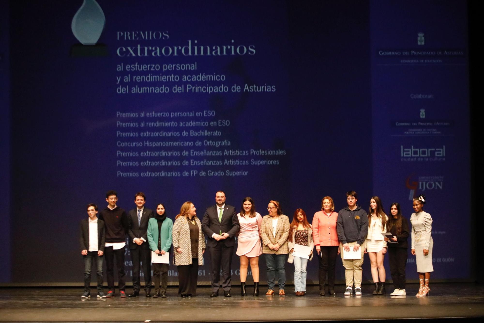 En imágenes: Así fue la ceremonia de entrega de los premios extraordinarios al esfuerzo personal