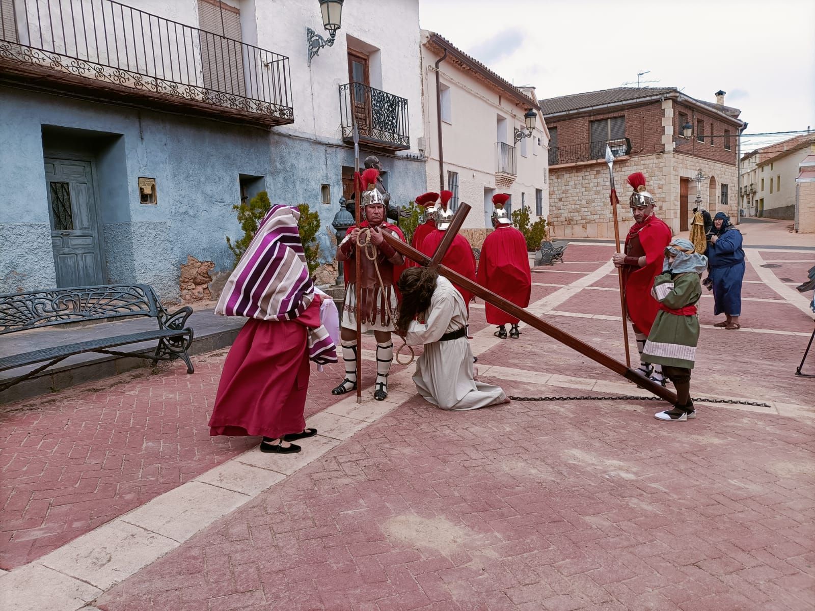 Las imágenes de la peregrinación cuaresmal de Vila-real a Torrehermosa, localidad natal de Sant Pasqual