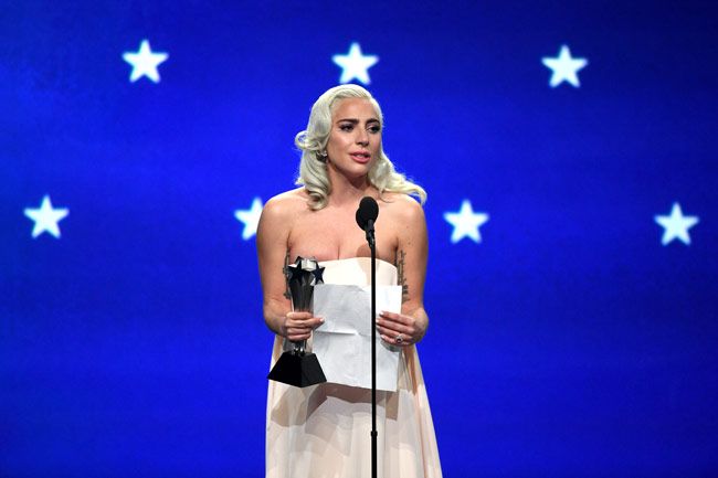 Lady Gaga, en los Critics Choice Awards 2019