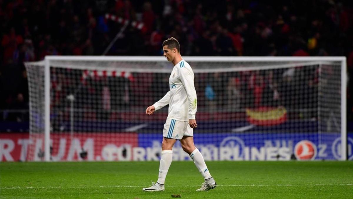 Cristiano Ronaldo frente al Atlético de Madrid