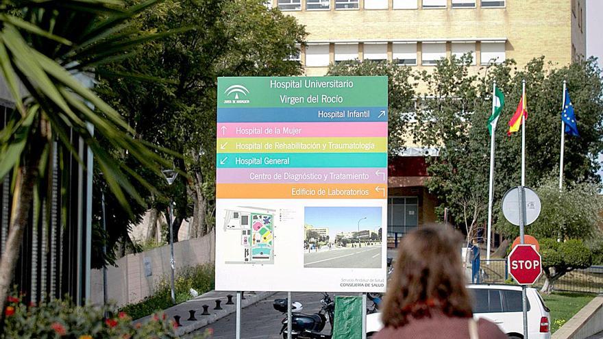 Instalaciones del Hospital Virgen del Rocío en Sevilla.