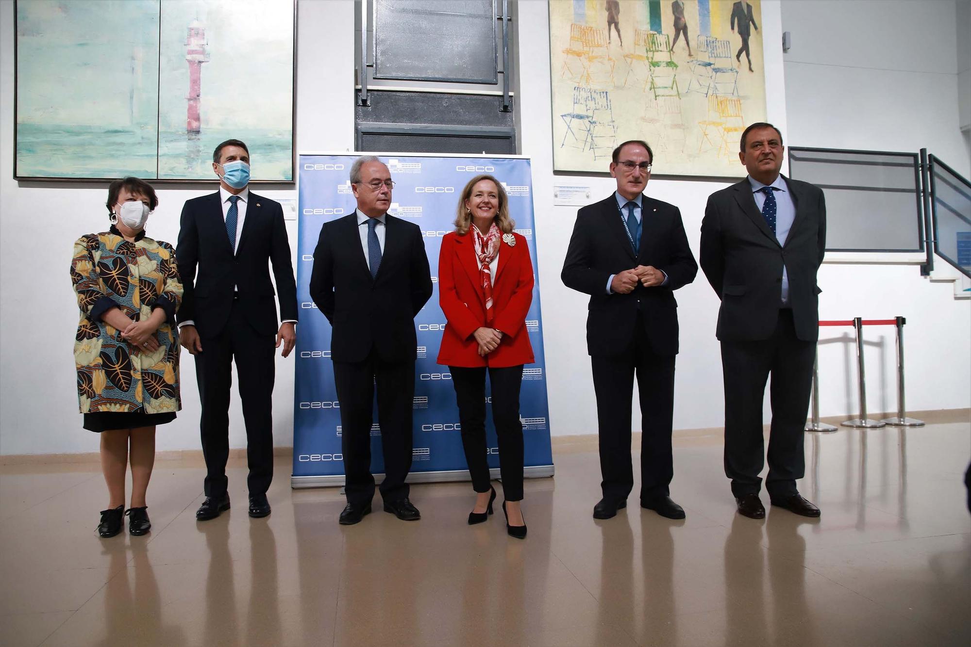 Nadia Calviño visita el Parque Joyero de Córdoba y la Escuela de Joyería y se reune con empresarios