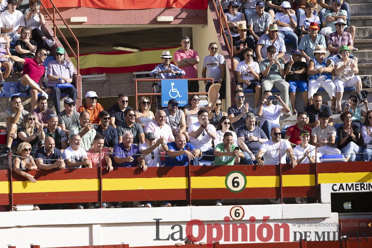 Corrida de toros en Abarán (El Fandi, Emilio de Justo, El Payo)