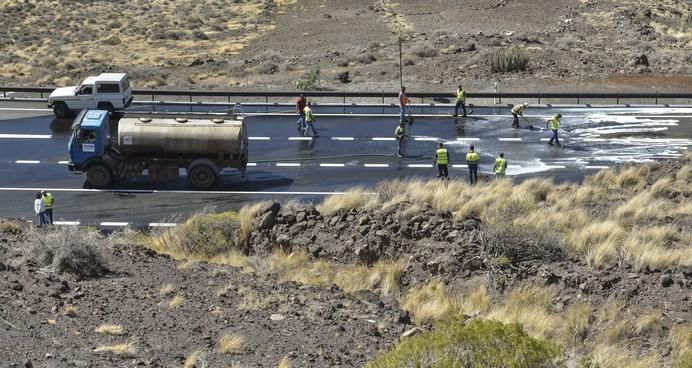 LAS PALMAS DE GRAN CANARIA A 03/07/2017 Apertura al tráfico del último tramo de la primera fase de la carretera de la Aldea. FOTO: J.PÉREZ CURBELO