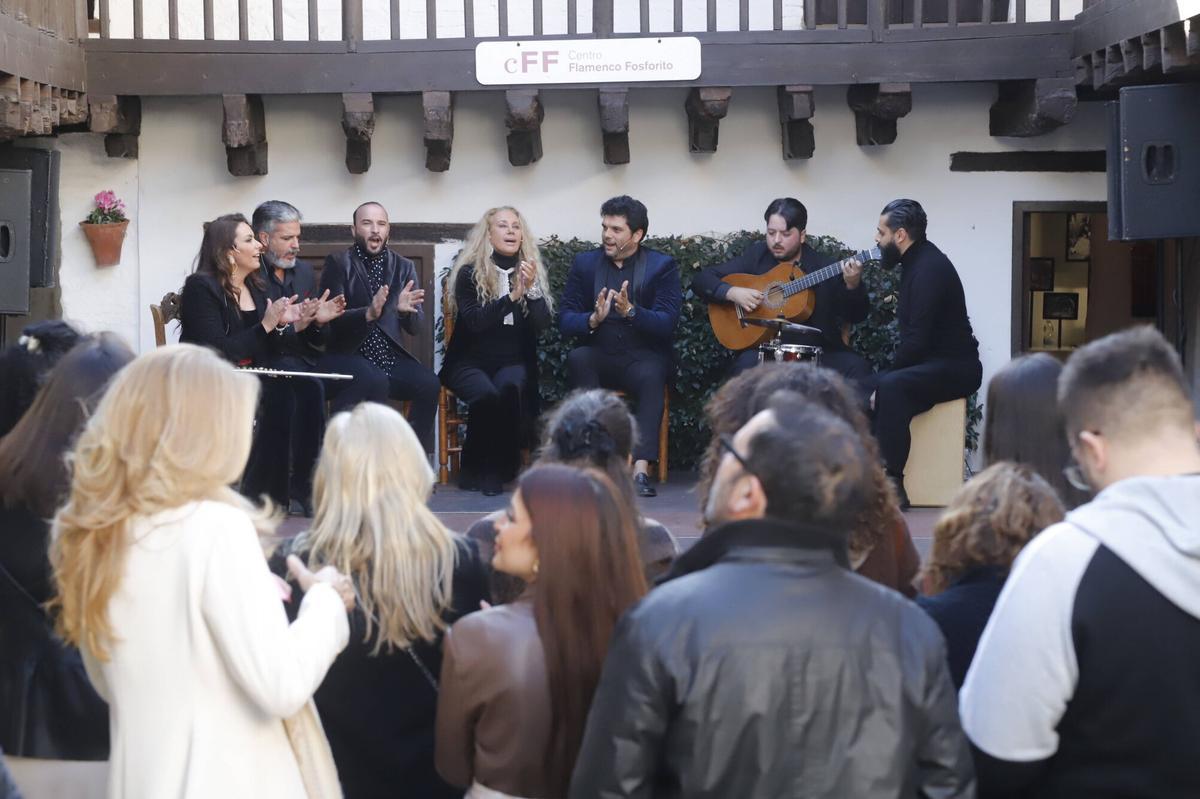 Actuación flamenca en la Posada del Potro.