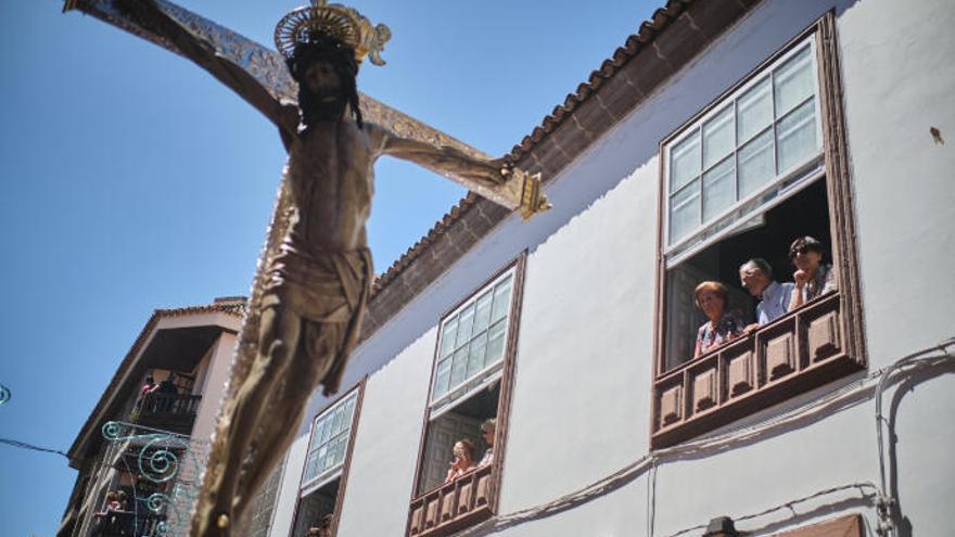 Procesión del Cristo antes de la pandemia.