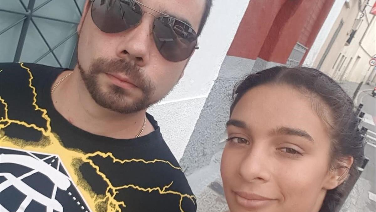 Tamara de Castro y su novio, Alexandre López, en una imagen cedida por él