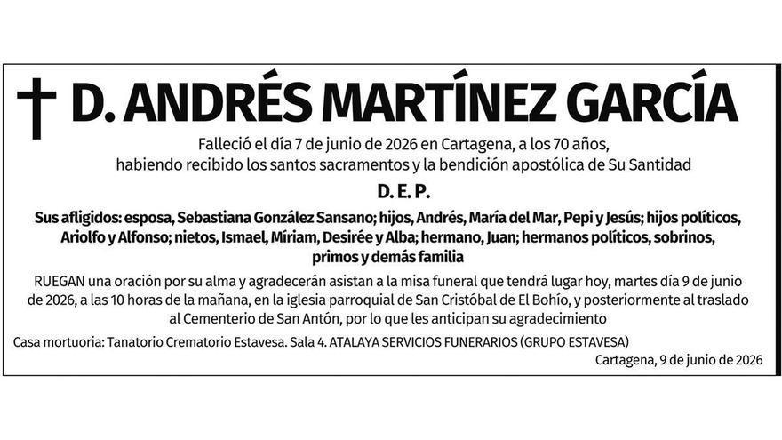 D. Andrés Martínez García