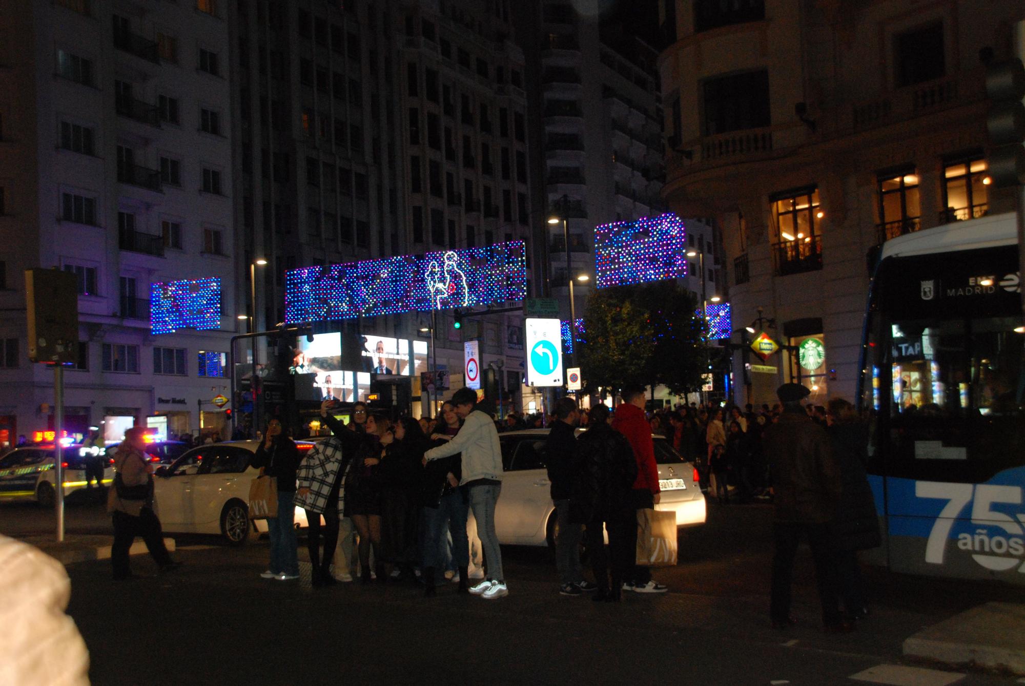 En imágenes: así son las luces de Navidad en Madrid