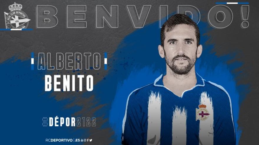 El Deportivo ficha al lateral catalán Alberto Benito.