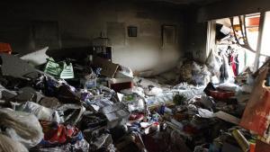 Interior de un hogar donde vivía una persona con síndrome de Diógenes.