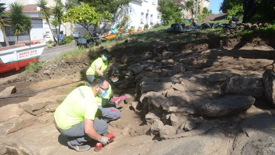 Trabajos arqueológicos realizados durante una de las excavaciones en Cálago.