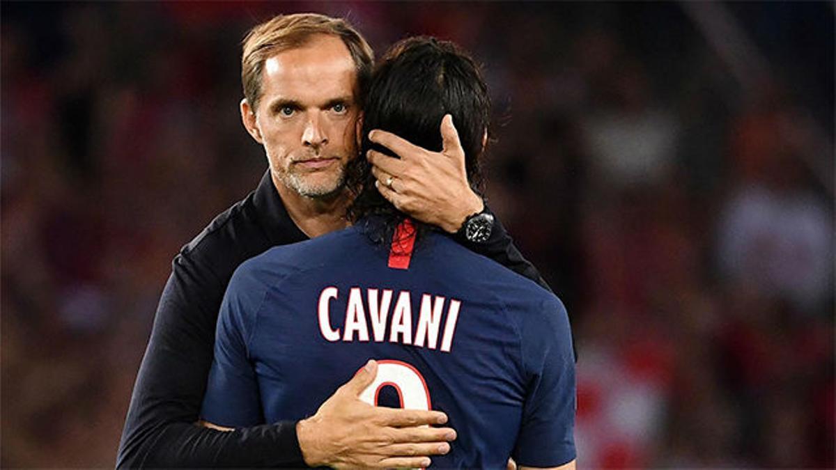 Tuchel sobre Cavani: "No está con el grupo"