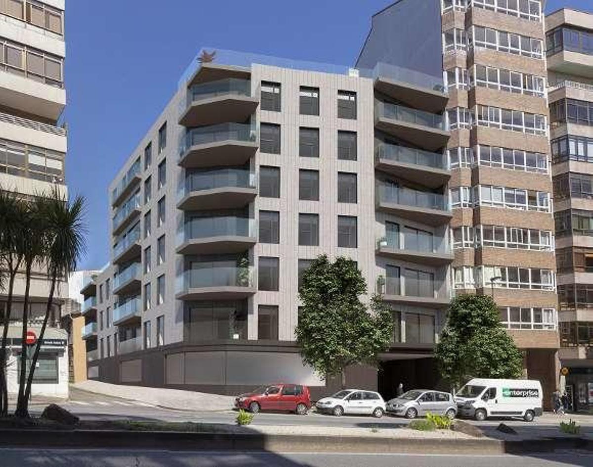 La primera promoción de Abeconsa en el sur completa una manzana en ruinas en Travesía