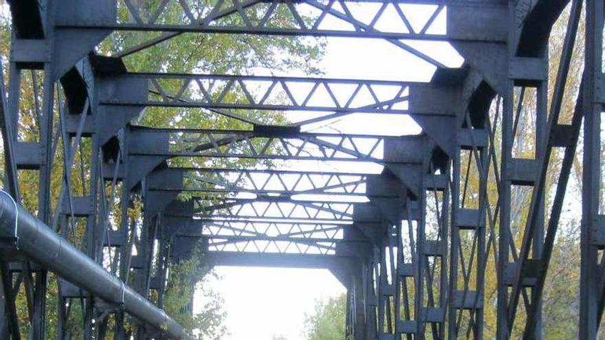 Un tramo de la Vía de la Plata en Zamora.