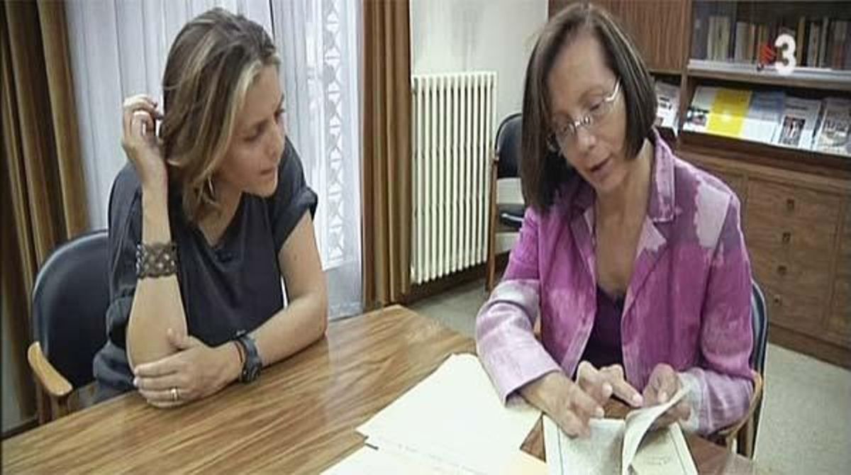 Montserrat Tura al psiquiàtric de Sant Boi (TV-3).