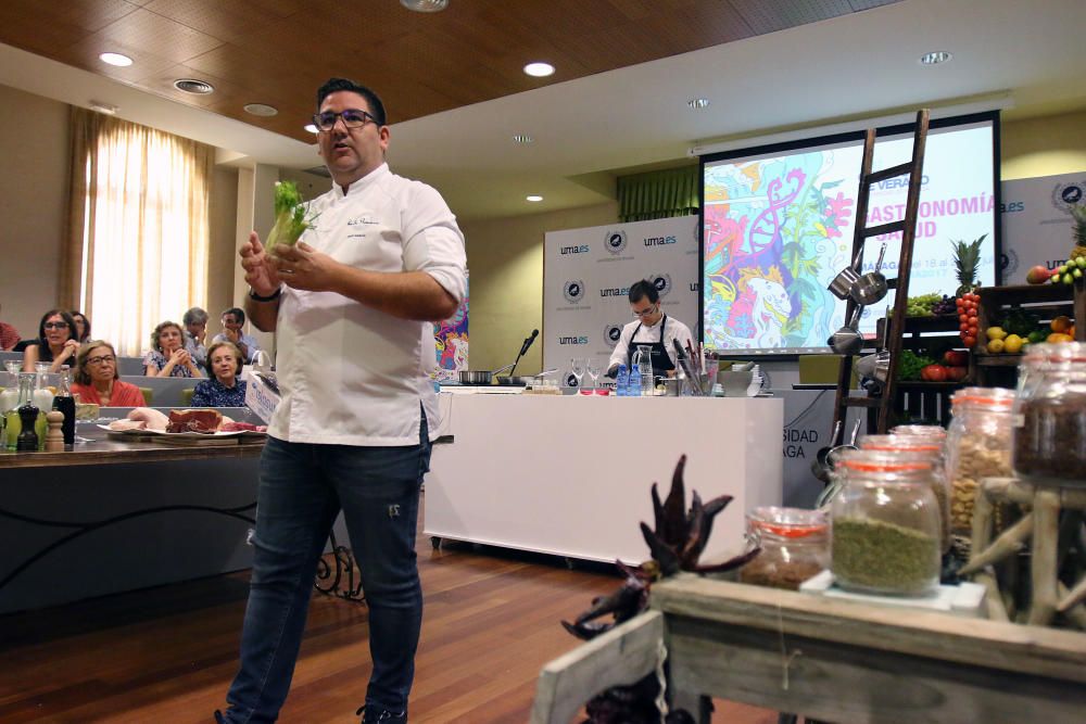 Dani García durante el curso de verano de la UMA.